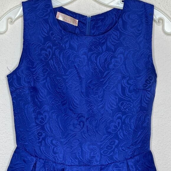 Designer Dress Blue - Picture 2 of 8